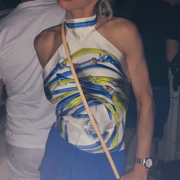 SILK GUCCI HALTER - Picture 4 of 14